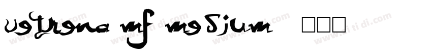 Vetrena MF Medium字体转换